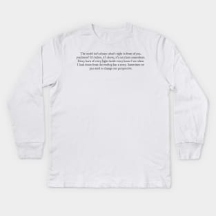 Punk 57 quote Kids Long Sleeve T-Shirt